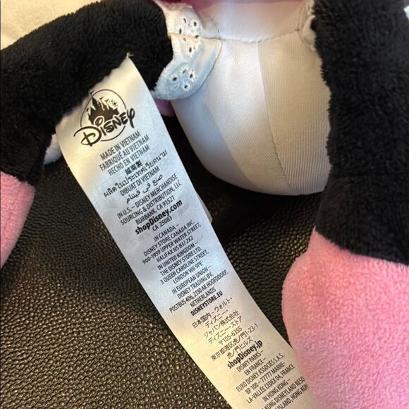Disney Minnie Mouse Pink and Black Stuffed Animal - Picture 2 of 7